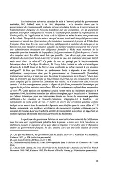 Une histoire politique de la Nouvelle-Calédonie
