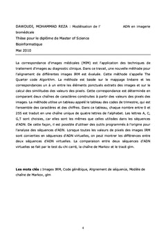 Modélisation de l'ADN