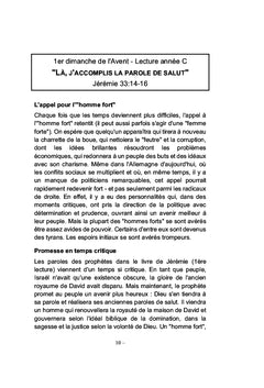 Collection de sermons pour l'année de lecture C