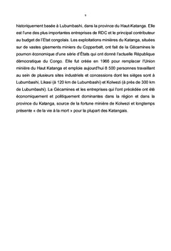 Contribution à l'étude comparative de la flottation d'un minerai oxyde cupro-cobaltifère