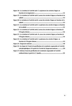 Evaluation de l'effet du lieu de recoltes algues marines des cotes atlantiques marocaines