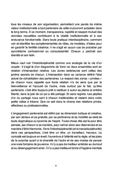 Perspective en Interdisciplinarité