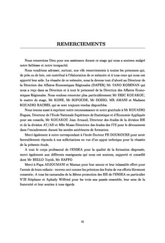 Analyse de l'impact des échanges intra-UEMOA et de la croissance