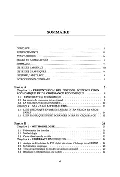 Analyse de l'impact des échanges intra-UEMOA et de la croissance