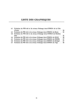Analyse de l'impact des échanges intra-UEMOA et de la croissance