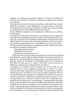 Optimisation: mono-objectif et multiobjectif