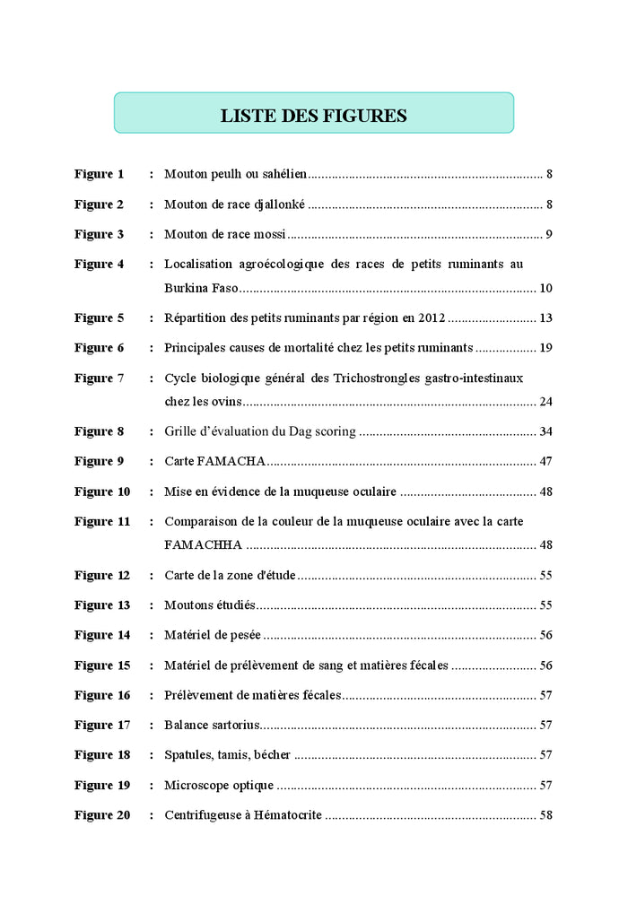 Méthode Famacha, outils de diagnostic de l'anémie clinique des ovins