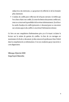 Procédures sur l'analyse et la gestion des conflits