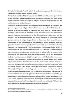 La protection des droits des réfugiés au Burkina Faso