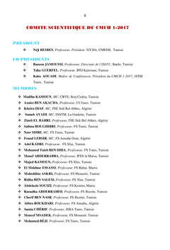 Recueil du Premier Colloque Maghrébin sur la Chimie des Hétérocycles