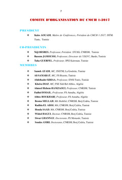 Recueil du Premier Colloque Maghrébin sur la Chimie des Hétérocycles