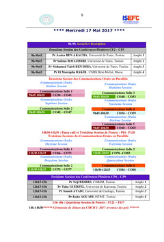 Recueil du Premier Colloque Maghrébin sur la Chimie des Hétérocycles