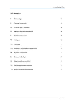 Immunologie Fondamentale