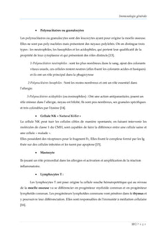 Immunologie Fondamentale