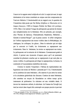 Les procédés de la réécriture dans l'oeuvre dramatique de Molière