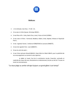 Gestion de Subvention des bailleurs de fonds multilatéraux