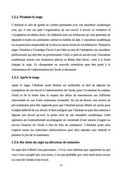 L'art Du Mémoire Professionnel