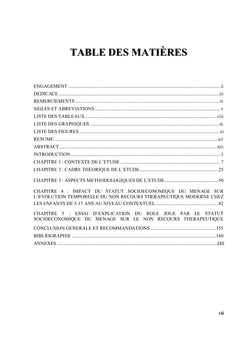 Niveaux et tendances du non recours thérapeutique moderne chez les enfants de 5 à 17 ans au Cameroun