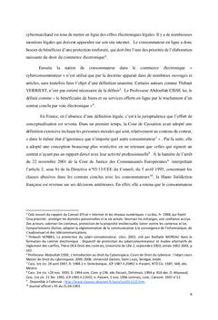 La protection du consommateur dans le commerce électronique