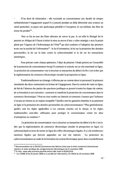 La protection du consommateur dans le commerce électronique