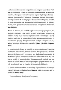 Les huiles essentielles et les propriétés pharmacologiques des plantes médicinales