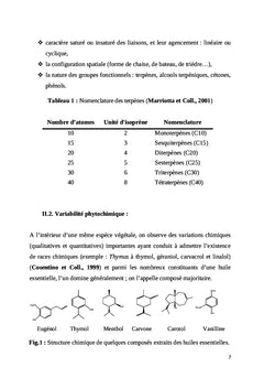 Les huiles essentielles et les propriétés pharmacologiques des plantes médicinales