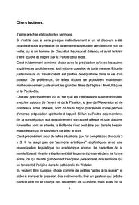 3x3 aides à la survie pour les prêcheurs stressés
