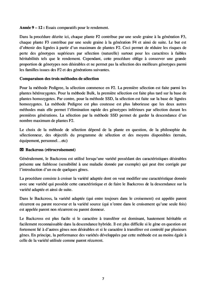 Amélioration des plantes et biotechnologies