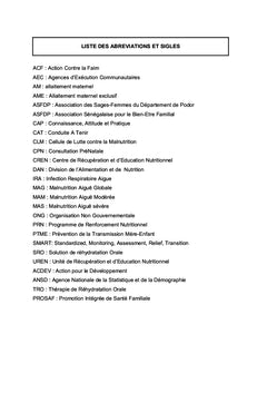 Etude des connaissances, attitudes et pratiques