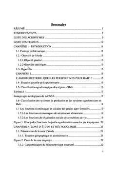 L'agroforesterie/l'agroécologie, quelles perspectives pour Haïti?