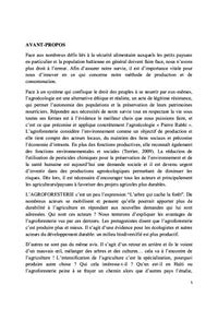 L'agroforesterie/l'agroécologie, quelles perspectives pour Haïti?