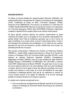 L'agroforesterie/l'agroécologie, quelles perspectives pour Haïti?