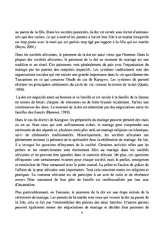 La pratique du paiement de la dot en Tanzanie : Une étude de cas du Karagwe