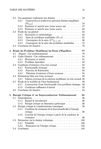 États Thermiques et Énergétiques d'un Supraconducteur en 3D
