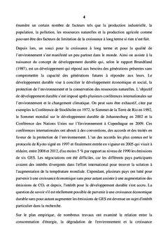 Energie, environnement et croissance économique au Burkina Faso