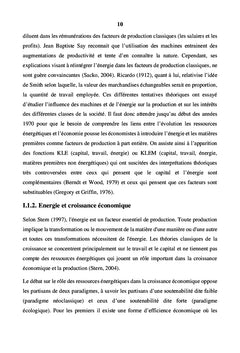 Energie, environnement et croissance économique au Burkina Faso