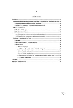 Exportations et croissance économique
