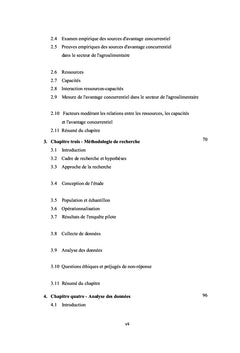 Avantage concurrentiel au niveau de l'exploitation agricole