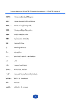 Hématome rétroplacentaire