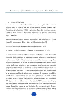 Hématome rétroplacentaire