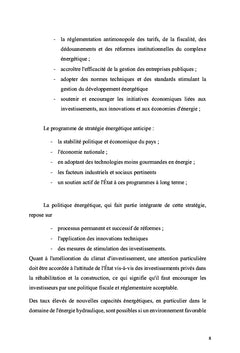 Base méthodologique et conceptuelle du développement énergétique