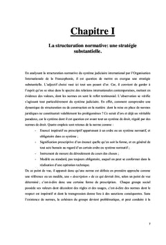 Les ressorts de l'OIF dans le système judiciaire international
