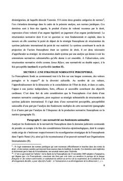 Les ressorts de l'OIF dans le système judiciaire international