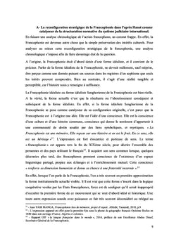 Les ressorts de l'OIF dans le système judiciaire international