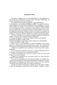 Chaînes de Markov à temps discret