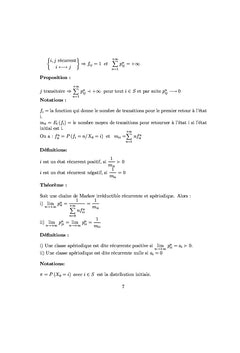 Chaînes de Markov à temps discret