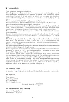 Une application du Deep Learning en finance