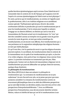Les religieux sont-ils des humains et le transhumanisme