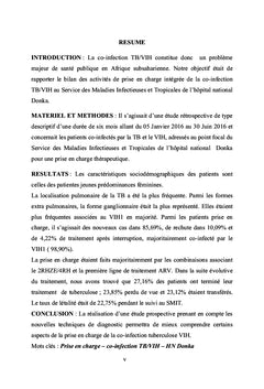 Prise en charge intégrée de la co-infection TB/VIH :