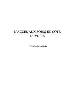 L'accès aux soins en Côte d'Ivoire